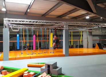 Ninja warrior training course, Urban Jump, Maurepas, France