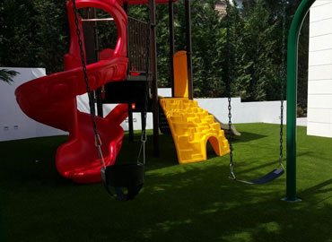 Outdoor play structure in Spain