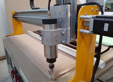 Working CNC router