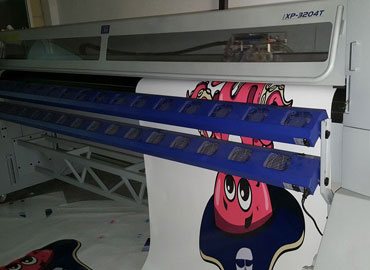 Printing machine cephalopod design
