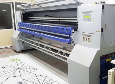 Printing machine prior to addition of colour